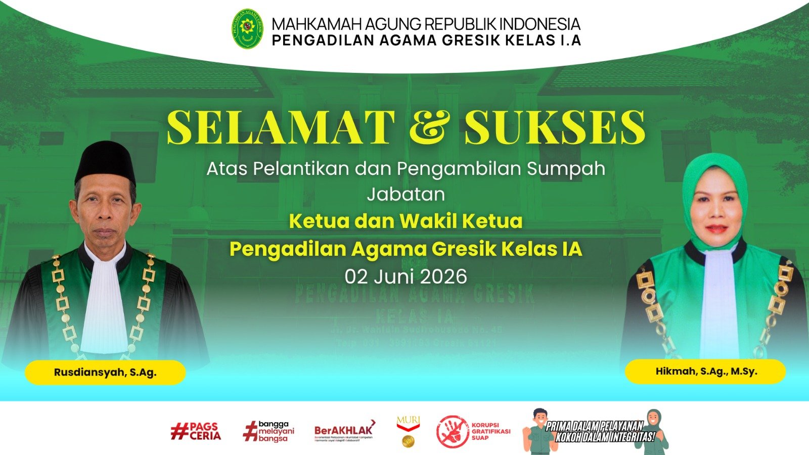 Selamat dan Sukses 